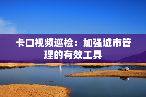 卡口視頻巡檢：加強(qiáng)城市管理的有效工具