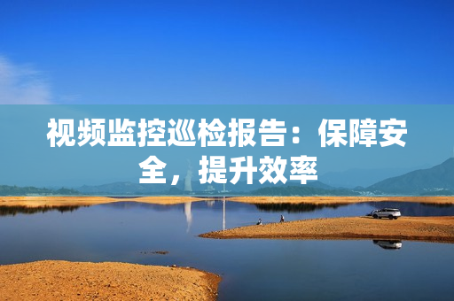 視頻監控巡檢報告：保障安全，提升效率