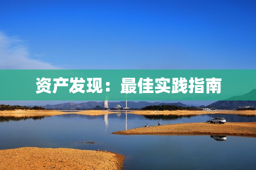 資產發現：最佳實踐指南