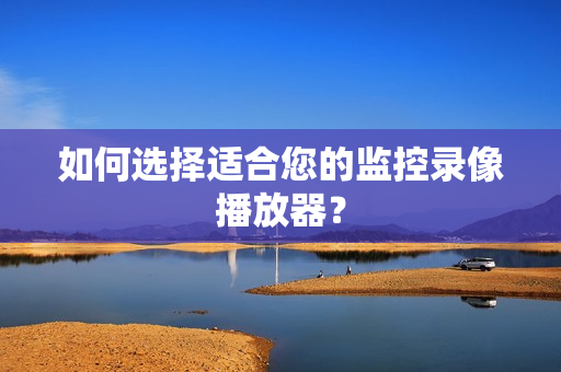 如何選擇適合您的監控錄像播放器？