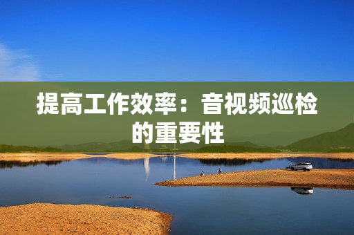 提高工作效率：音視頻巡檢的重要性