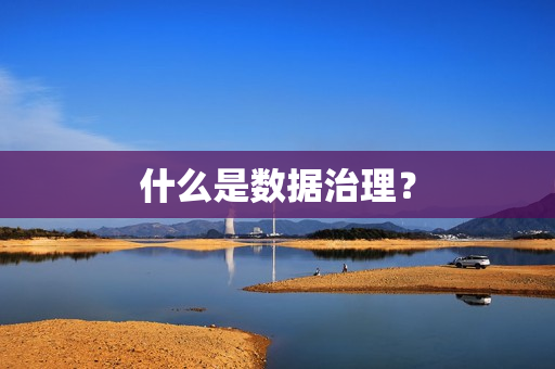 什么是數據治理？