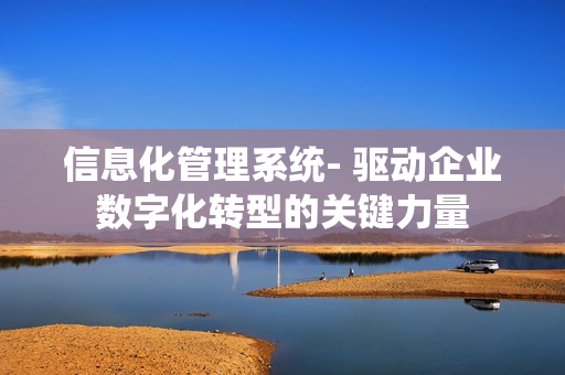 信息化管理系統- 驅動企業數字化轉型的關鍵力量