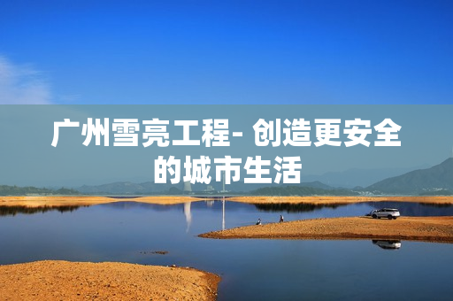 廣州雪亮工程- 創造更安全的城市生活