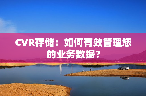 CVR存儲：如何有效管理您的業(yè)務數(shù)據(jù)？