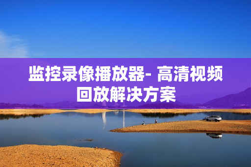 監控錄像播放器- 高清視頻回放解決方案
